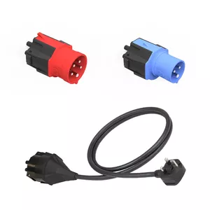 Soketa adapteris NRGkick NRGkick Smart Attachment Set Standard Melns Zils Sarkans