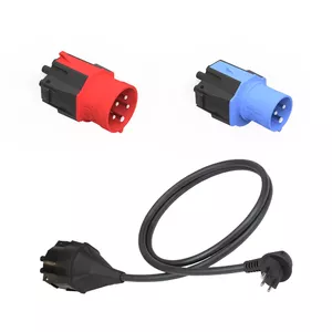 Soketa adapteris NRGkick NRGkick Smart Attachment Set Standard Melns Zils Sarkans