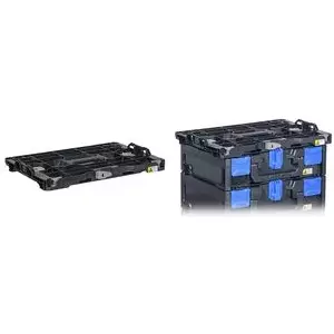 Adapter plate allit EuroPlus HybridPlate ABS plastic, black – multi-adapter compatible with EuroPlus systems