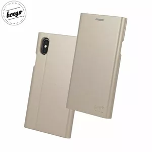 Чехол-книжка beeyo для Samsung S8 G950, золотой, тонкий дизайн
