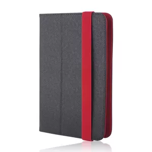 GreenGo Orbi Universal Tablet Case for 7-8 inch Tablets, Black and Red