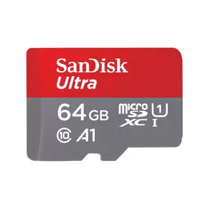 SanDisk Ultra 64 GB MicroSDXC UHS-I Class 10 Memory Card with 140 MB/s Read Speed