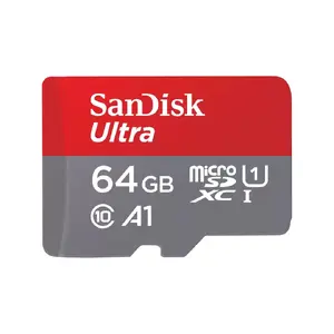 SanDisk Ultra 64 GB MicroSDXC UHS-I Class 10 Memory Card with 140 MB/s Read Speed