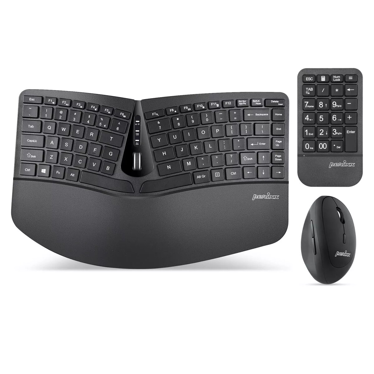 Bezvadu spēļu tastatūras un peles komplekts