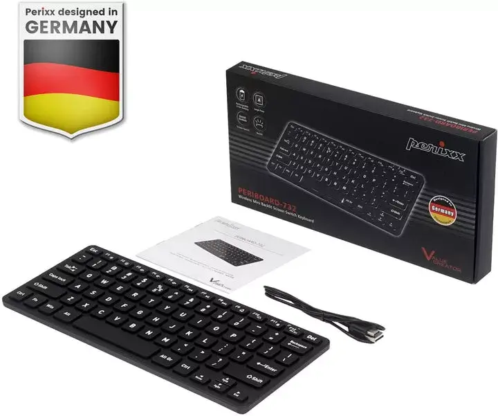 Perixx PERIBOARD-732B DE keyboard Photo 2