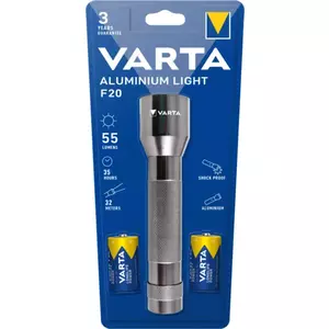 Varta 16607 101 421 flashlight Aluminium Hand flashlight LED