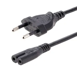 StarTech.com 3m Laptop Power Cord EU Plug to C7 2.5A 250V 18AWG Black 752E-3M-POWER-LEAD