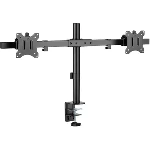 Goobay Double Monitor Mount Fix Clamp 9 kg 17 to 32 inches