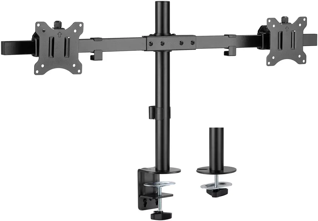 Goobay Dubultā monitora stiprinājums Fix Photo 2
