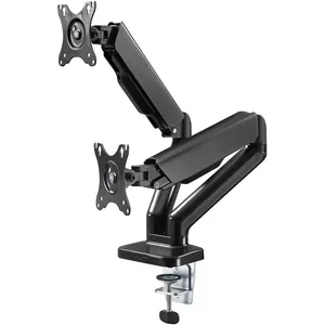 Goobay Monitor Mount 17-32 9 kg max black Clamp VESA 75x75 100x100