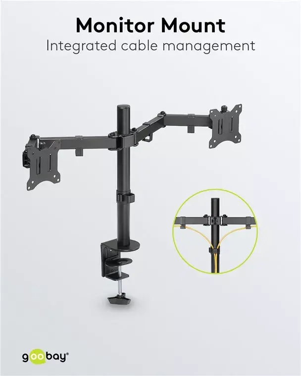 Goobay Dual Monitor Mount Flex Photo 6