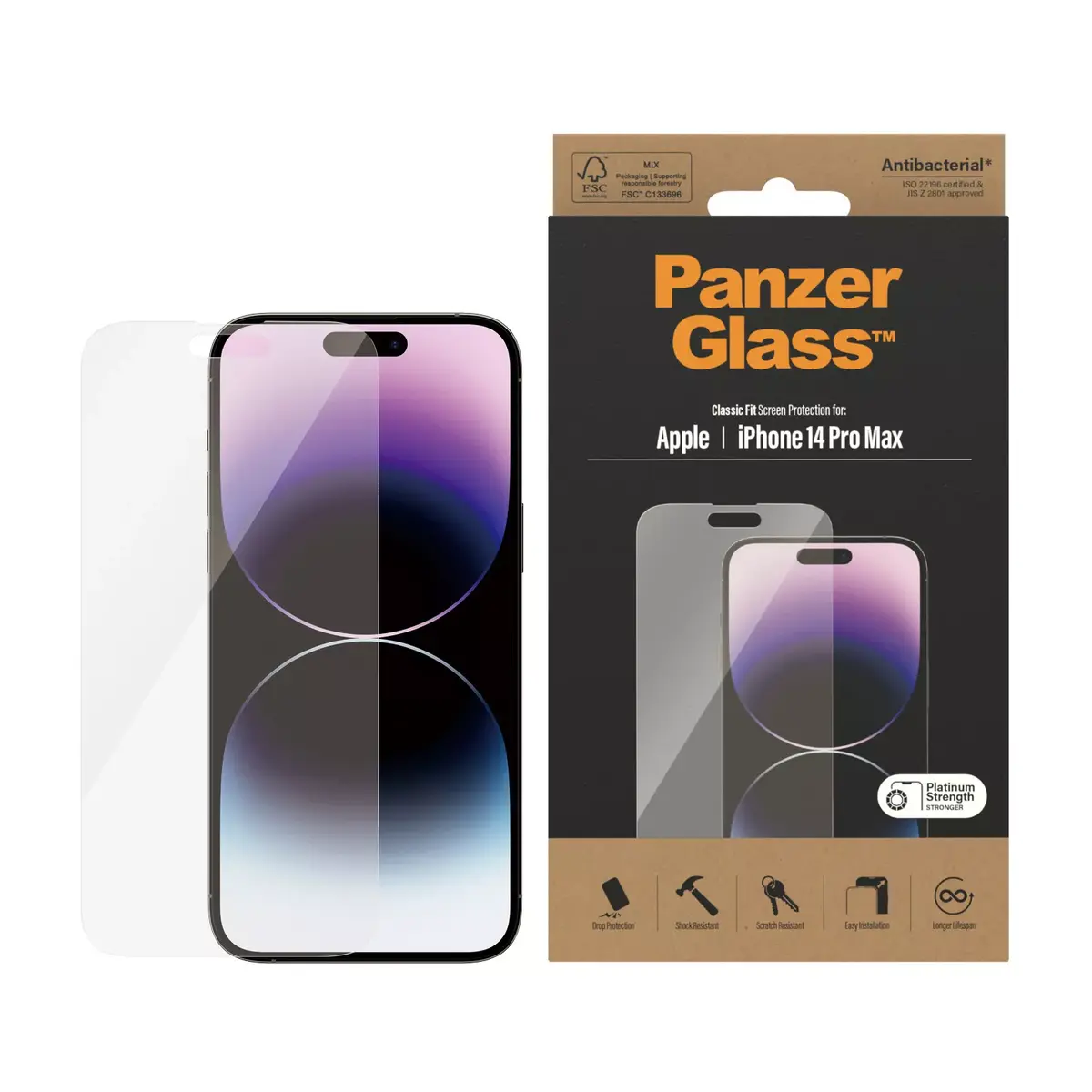 Ekrāna aizsargs PanzerGlass Apple iPhone 14 Pro Max Photo 2