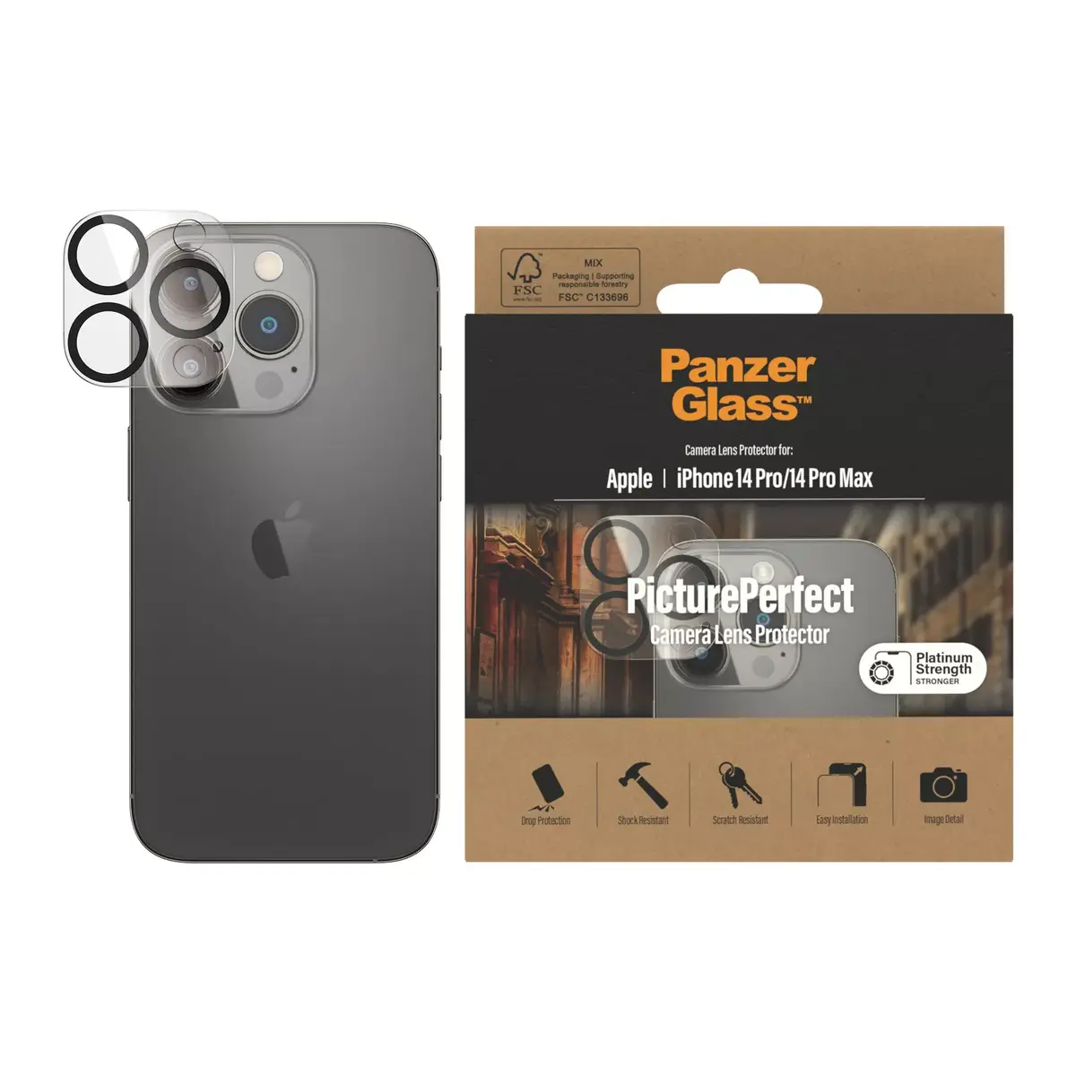 Camera Lens Protector PanzerGlass Apple iPhone 14 Pro 14 Pro Max Photo 2