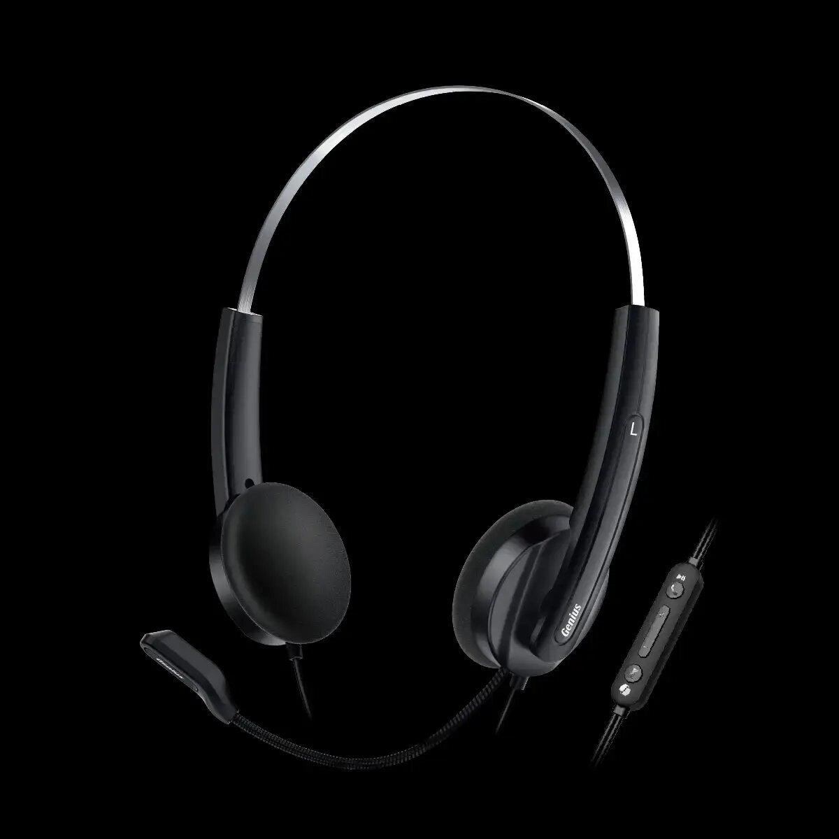 Genius HS-220U Vadu Austiņas Binaurālas Galvas