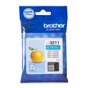 Brother LC-3211C tintes kārtridžs Oriģināls Standarta produktivitāte Tirkīzzils