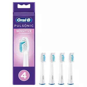 Toothbrush Heads Oral-B Pulsonic Sensitive 4 pcs White