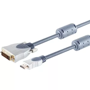 Адаптер HDMI на DVI ShiverPeaks 77481-MHQ 1,5 м с позолоченными контактами