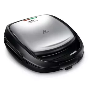 Crepe maker Tefal SW342D38 — 2-plate crepe maker, black and stainless steel, compact 255×305×125 mm