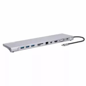 USB-C Dock/Hub Manhattan 130578 9 Ports Power Delivery 100W