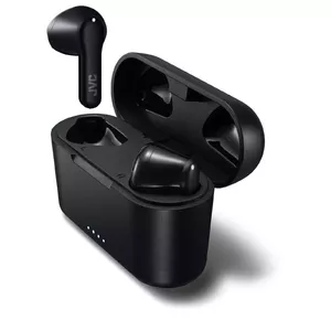 Вкладыши TWS-наушники JVC Stix HAA-3TBU, Bluetooth 5.1, IPX4, 7.5 ч (наушники) / 22 ч (с кейсом), USB‑C