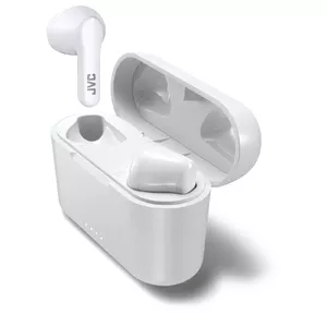 True Wireless in-ear headset JVC Stix HAA-3TWU — Bluetooth 5.1, IPX4, 22 h with case, USB-C, white