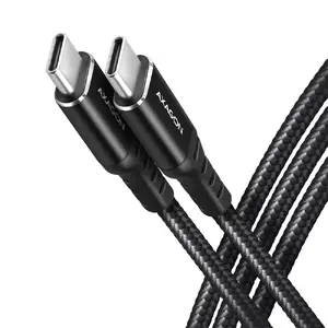 USB Cable Axagon BUCM3-CM30AB USB 3.2 Gen 1 3m USB C Black