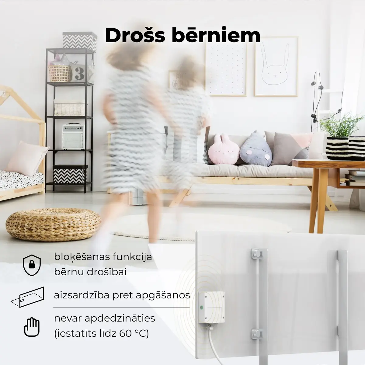 Инфракрасный электрический обогреватель AENO Premium Eco Smart Heater Photo 8