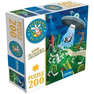 Puzzle 200 pieces Granna Superfarmer – 200-piece educational jigsaw puzzle