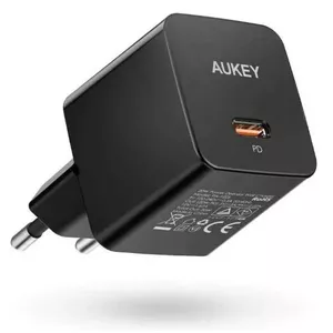 Wall charger Aukey PA-Y20S 20W USB-C Power Delivery, compact single-port
