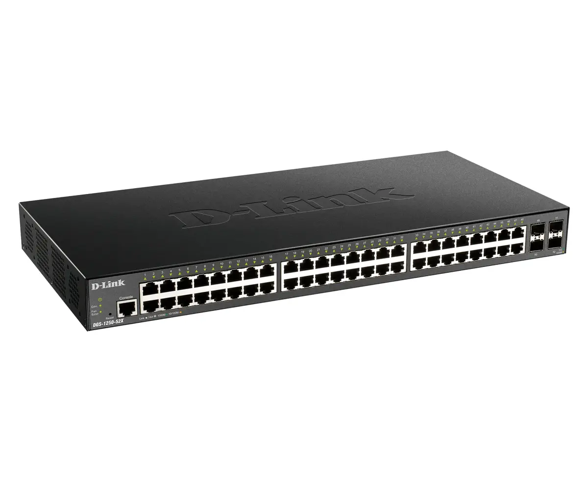 Управляемый коммутатор D-Link DGS-1250-52X/E Photo 2