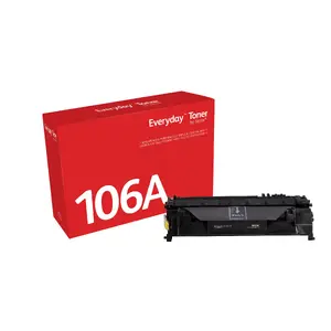 Черный тонер-картридж xerox xrc совместимый с HP 106A (W1106A) стандартная ёмкость 1000 страниц 1 шт