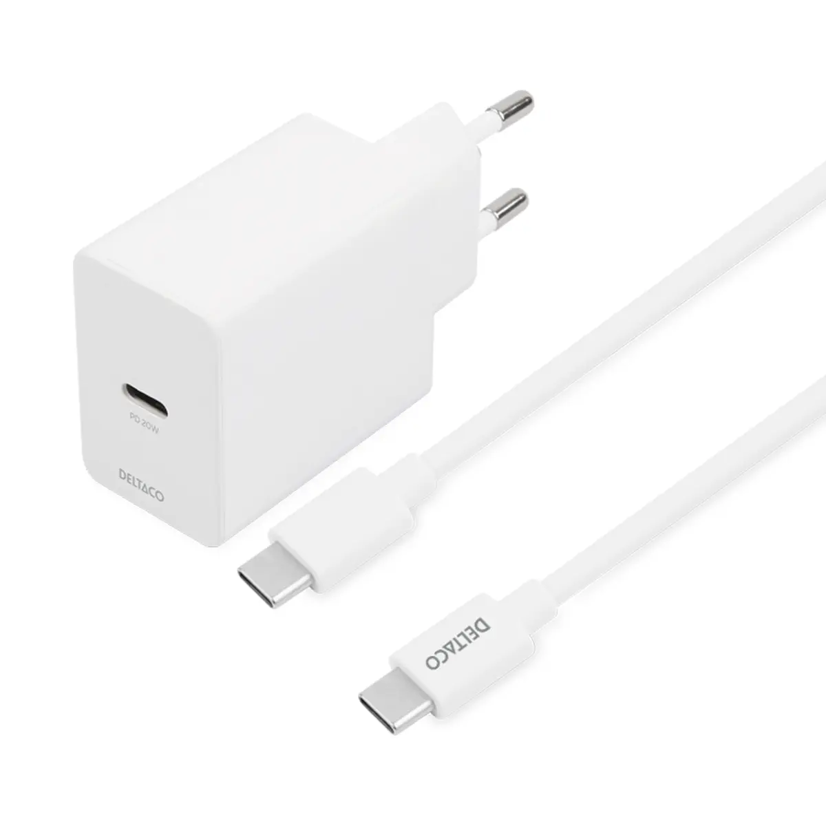 DELTACO USBC-AC146 Universāls mobilo ierīču lādētājs
