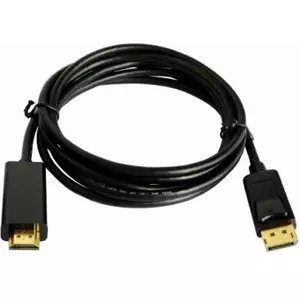 DisplayPort to HDMI cable brackton DP4-HD6-0200.B — 2 m, DisplayPort (male) to HDMI (male), black