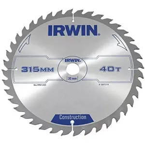 Apaļā zāģa disks Irwin 1897214 TCT, biezums 2,4 mm, 1 gab.