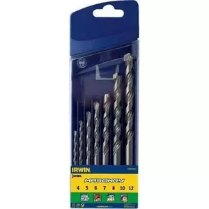 Drill Bit Set Irwin 10501893 for Concrete, 7-piece 4/5/6/7/8/10/12 mm, cylindrical shank