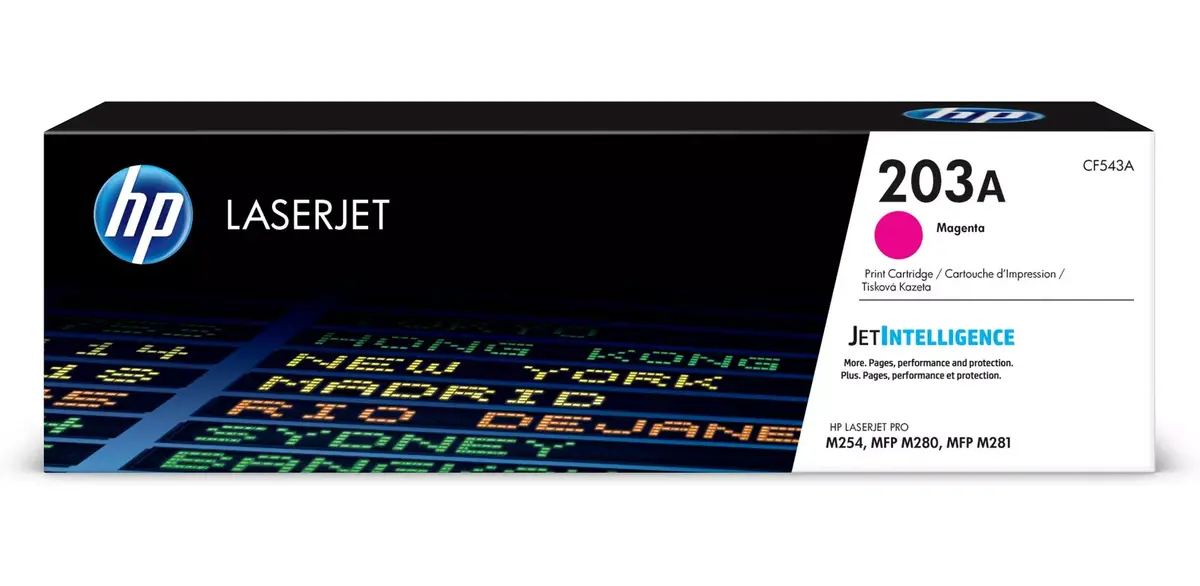 HP 203A Oriģināls purpursarkans lāzerprintera toneris