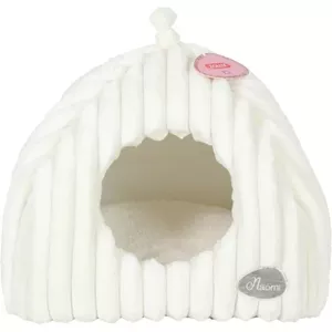 Лежак для кошек ZOLUX Naomi Igloo XL бежевый — закрытый домик для сна, размер XL