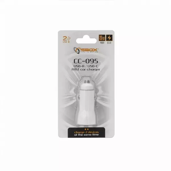 SBOX CC-095 Car Charger 20W Photo 4
