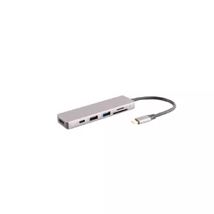 Laptop dock S/CONN 14-05027 Wired USB 3.2 Gen 1 Type-C Grey