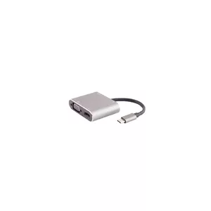 Laptop Dock S/CONN 14-05026 Wired USB 3.2 Gen 1 Type-C Grey