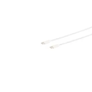 USB кабель S/CONN 14-12052 USB 2.0 1.5 м USB C Белый
