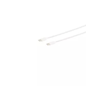 USB кабель S/CONN 14-12051 USB 2.0 1 м USB C Белый