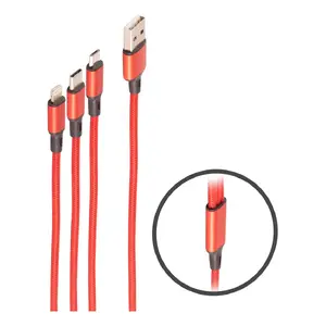 USB кабель ShiverPeaks BS14-50070 1.2 м USB A USB C Micro-USB B Черный
