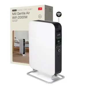 Mill OIL2000WIFI3 elektriskais eļļas sildītājs balts 2000W ar WiFi vadību 3 jaudas līmeņi (800/1200/2000W) telpām līdz 28m²