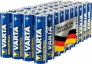 Щелочные батарейки AA Varta Industrial 1,5В R06 LR6 набор 40 шт, вес 0,25 кг