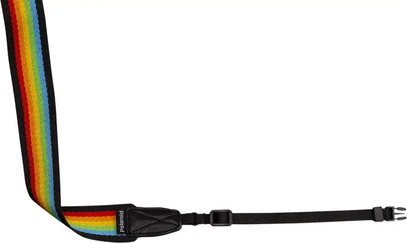 Kameru siksna Polaroid Flat Rainbow Black Photo 2