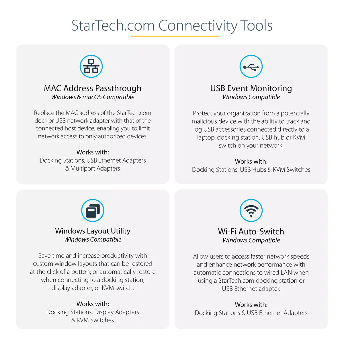 Porta replika StarTech.com TB4CDOCKUE Photo 12