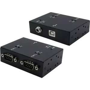 Серийный адаптер Exsys USB 2.0 на 2 порта RS-232 EX-13072HM в металлическом корпусе