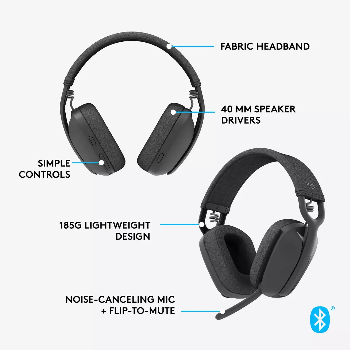 Наушники Logitech Zone Vibe 100 Photo 13