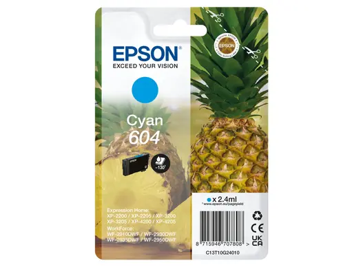 Epson 604 Cyan oriģinālā tintes kasetne